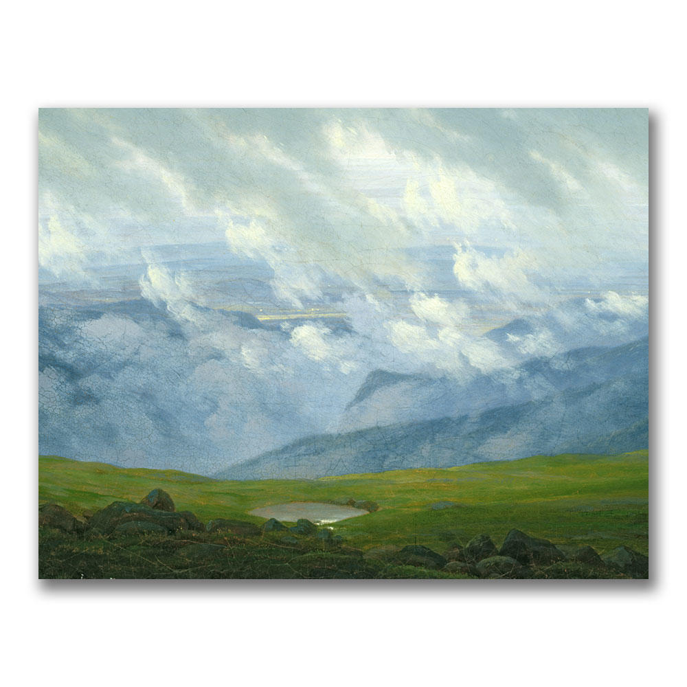 Trademark Global Caspar Friedrich Drifting Clouds Canvas Art 18 x 24