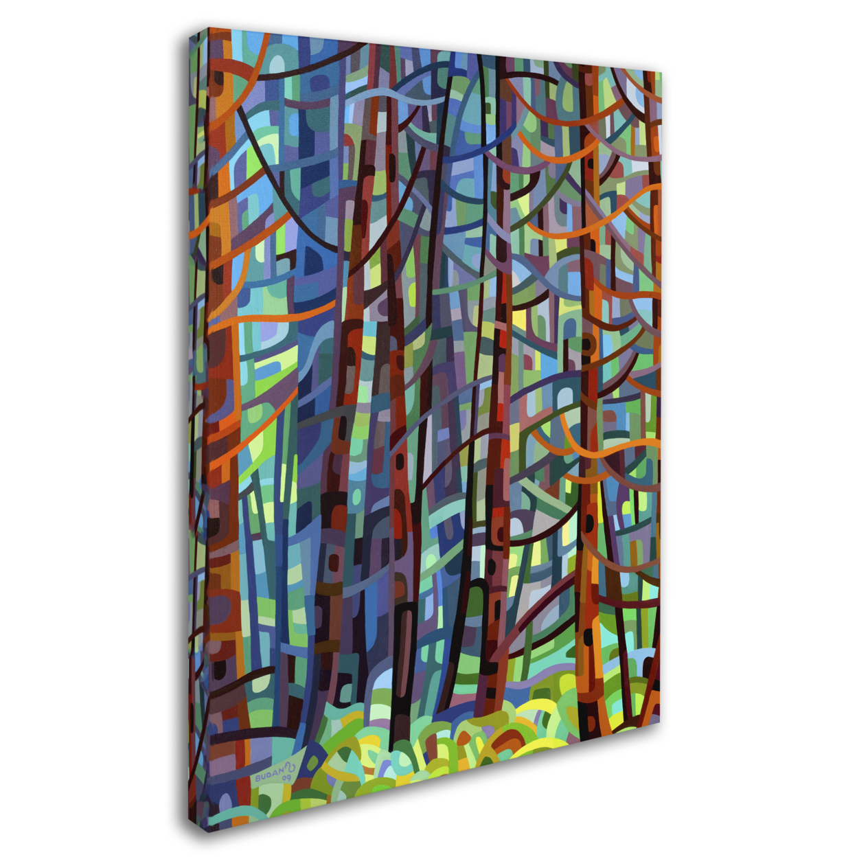 Trademark Global Mandy Budan In A Pine Forest Canvas Art 18 x 24