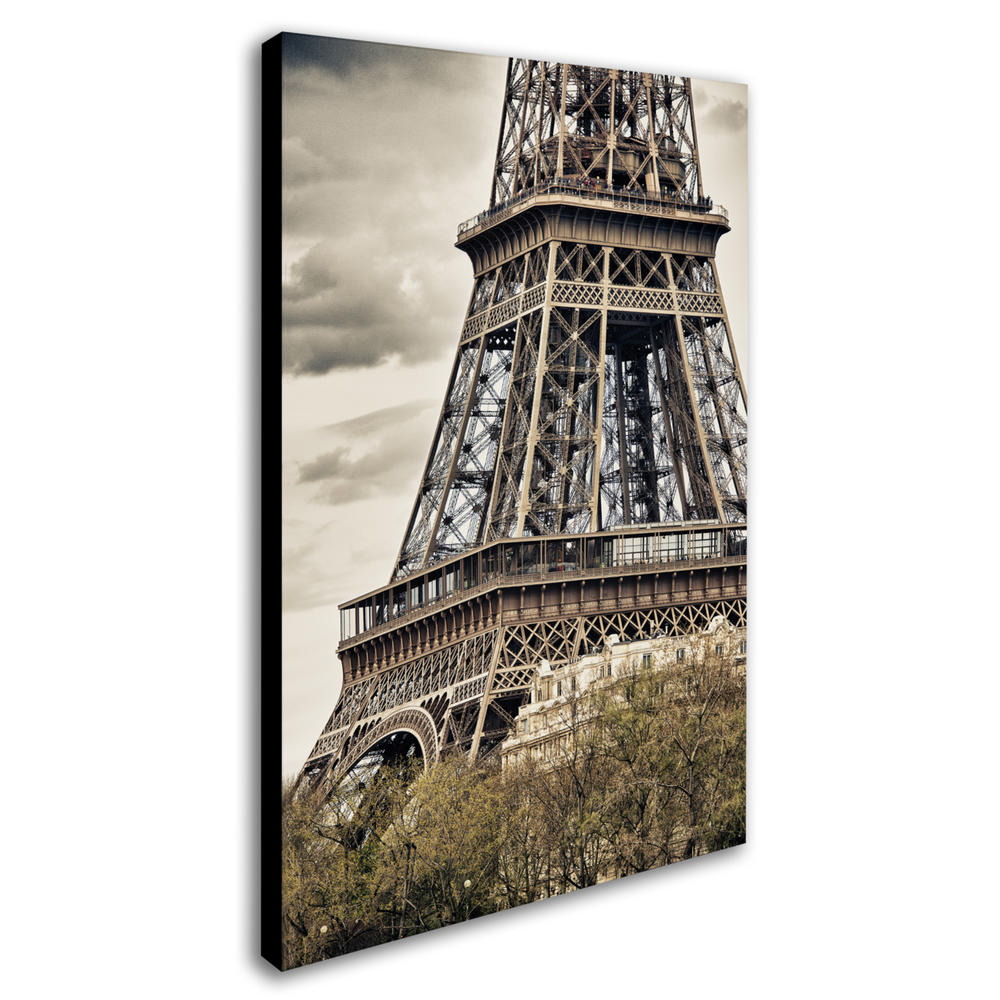 Trademark Global Philippe Hugonnard View of the Eiffel Tower Canvas Art 16 x 24