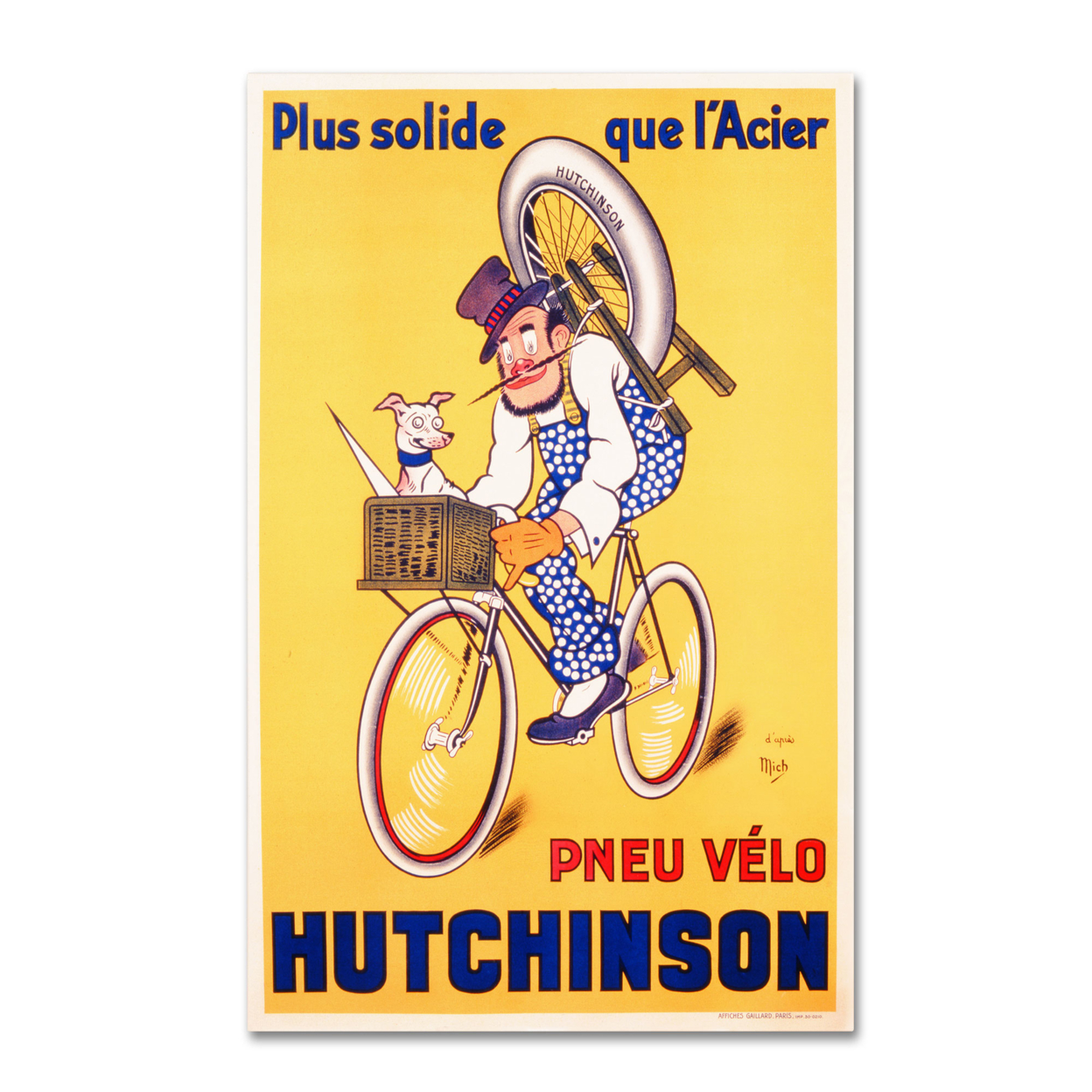 Trademark Global Mitch Liebeaux Hutchinson Tires 1937 Canvas Art 16 x 24