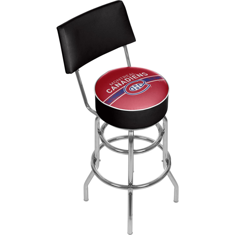 ADG Source NHL Swivel Swivel Bar Stool with Back - Montreal Canadiens