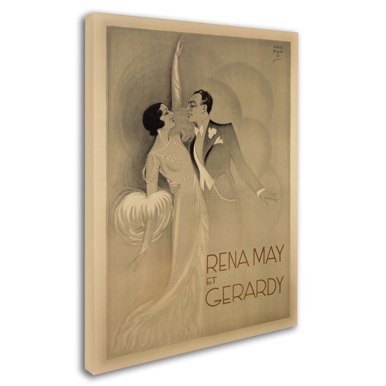 Trademark Global Rena May Et Gerardy Canvas Wall Art 35 x 47 Inches
