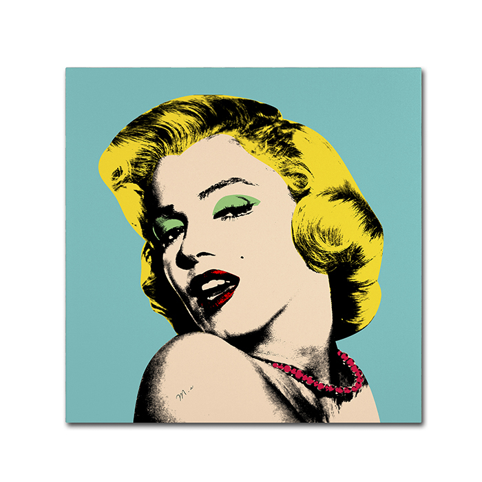 Trademark Global Mark Ashkenazi Andy Warhol Canvas Wall Art 14 x 14