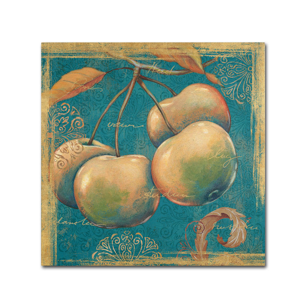 Trademark Global Daphne Brissonnet Lovely Fruits III Canvas Wall Art 14 x 14