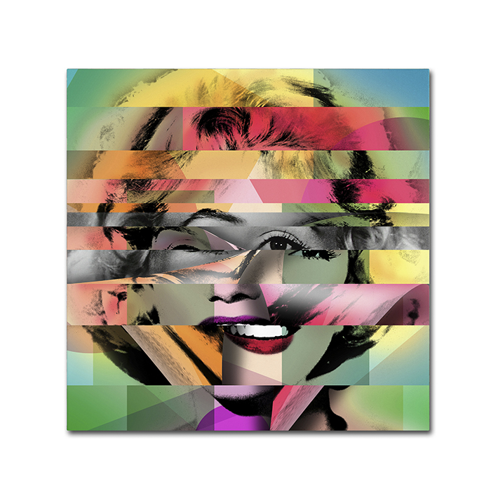 Trademark Global Mark Ashkenazi Marilyn Monroe V Canvas Wall Art 14 x 14