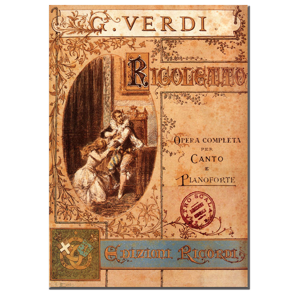 Trademark Global Verdi 14 x 19 Canvas Art