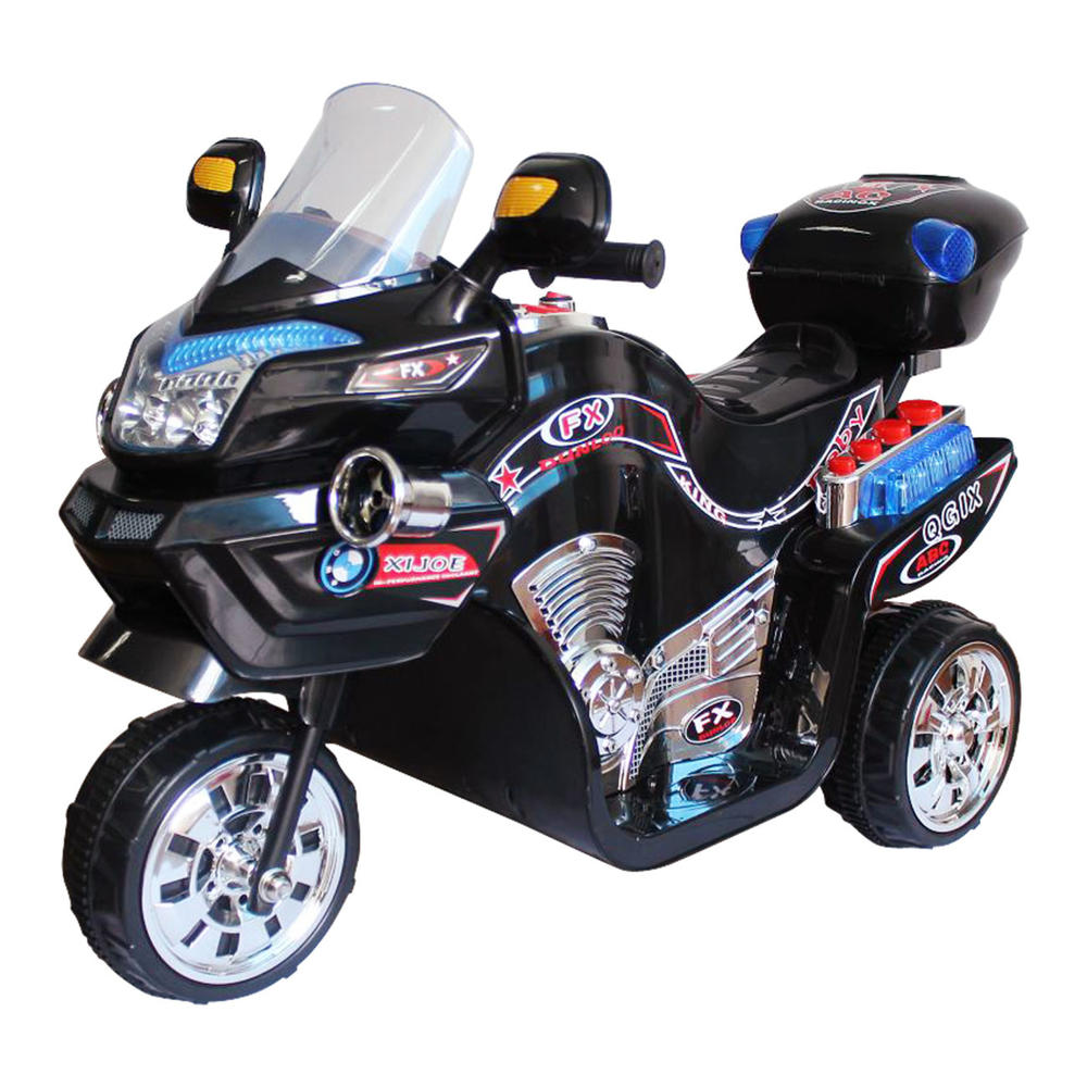 Lil' Rider FX 3 Wheel Motorcycle Battery Powered Bike - Black Ride on Toy 2-4 Yrs Toddler