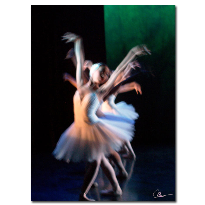 Trademark Global Martha Guerra Abstract Dancers 14 x 19 Canvas Art