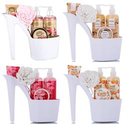 Draizee (Set of 4)Draizee 20 Pcs Scented -  Rose Cherry Citrus Vanilla Bath Heel Shoe Spa Gift Baskets for Women  1 Christmas