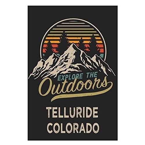 R and R Imports Telluride Colorado Souvenir 2x3-Inch Fridge Magnet Explore The Outdoors