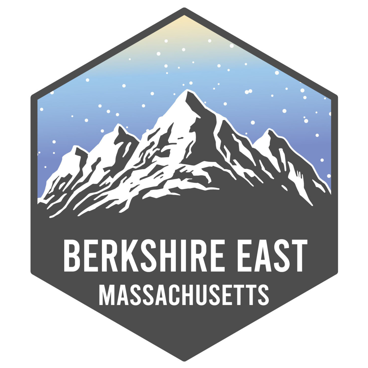 R and R Imports Berkshire East Massachusetts Ski Adventures Souvenir 4 Inch Vinyl Decal Sticker
