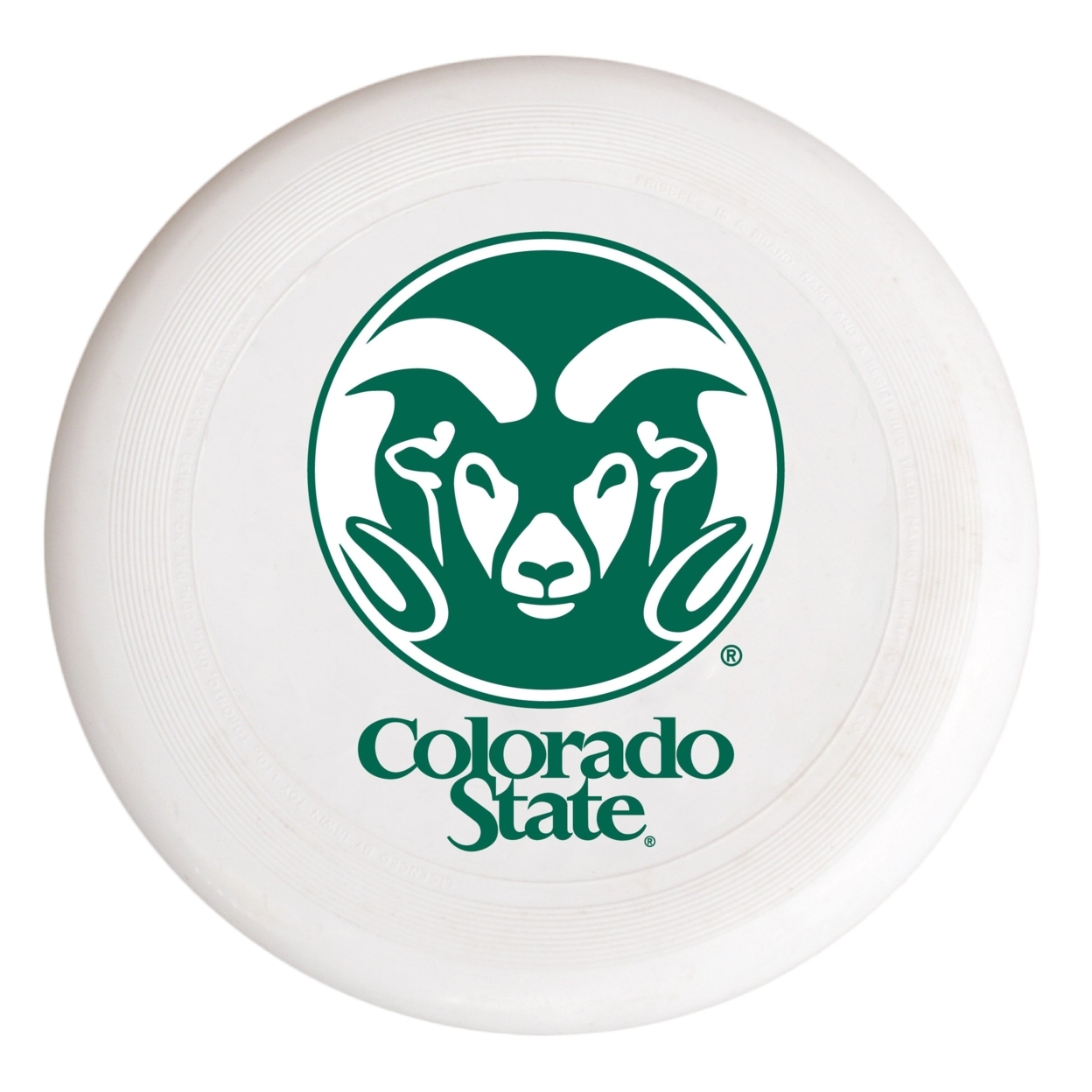 R and R Imports Colorado State Rams NCAA Licensed Flying Disc - Premium PVC 10.75 Diameter Perfect for Fans and Players of All Levels