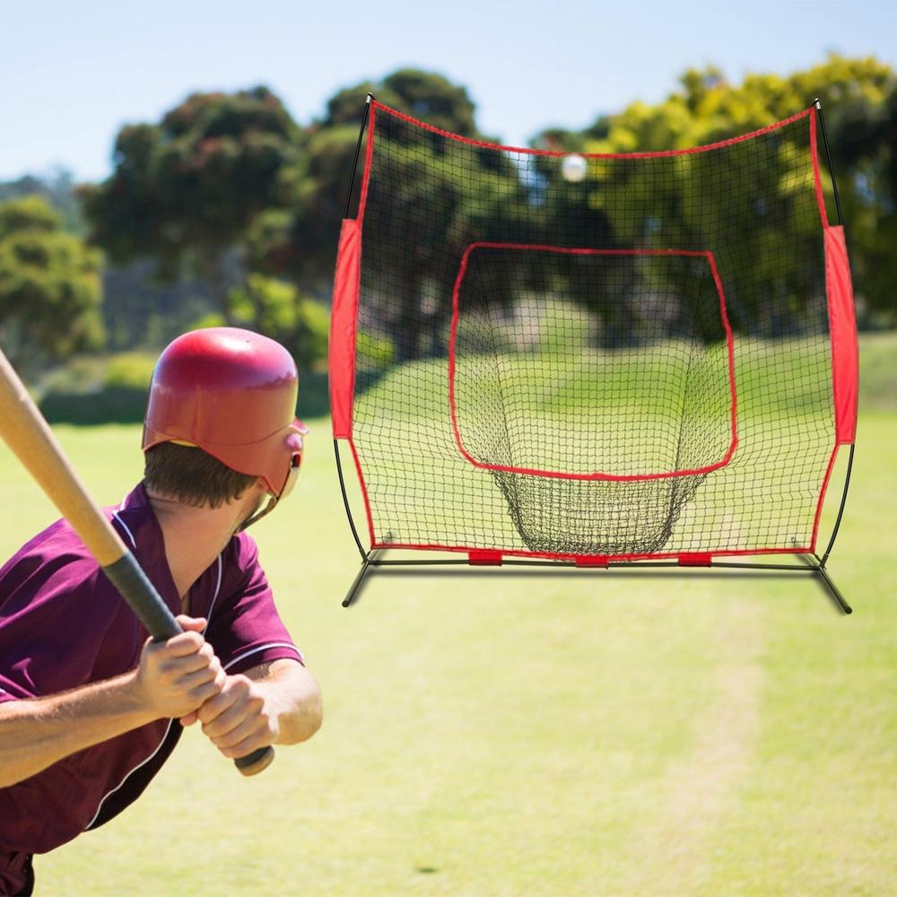 Generic 7x7ft Baseball Softball Teeball Practice Net Batting Hitting Pitching Training Net
