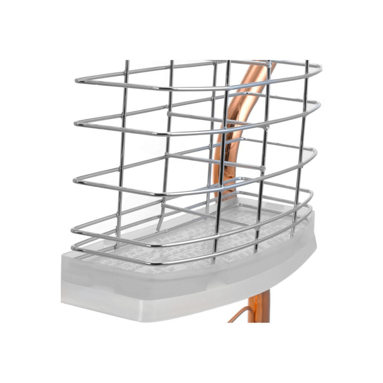 Better Chef 22" 2-Level Chrome-Plated R-Shaped Dish Rack
