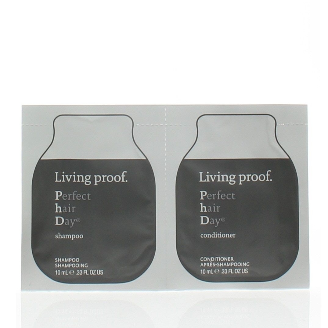 Living Proof Perfect Hair Day (PhD) Shampoo and Conditioner Duo Pouch 0.33oz/10ml Each