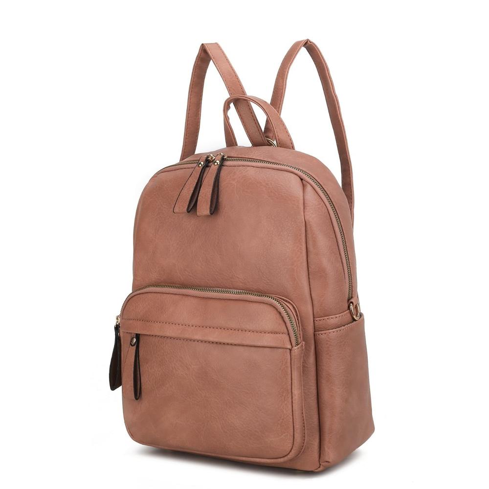 MKF Collection Yolane Backpack Convertible Crossbody Handbag by Mia k
