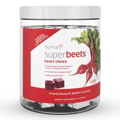 HumanN SuperBeets Heart Chews, Pomegranate Berry (90 Count)