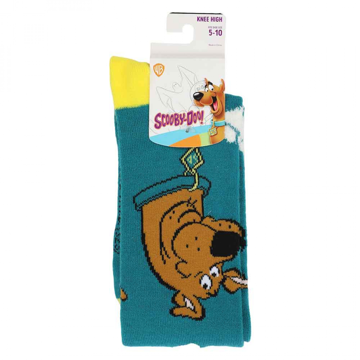 Scooby-Doo Scooby Doo Paw Prints Knee High Socks