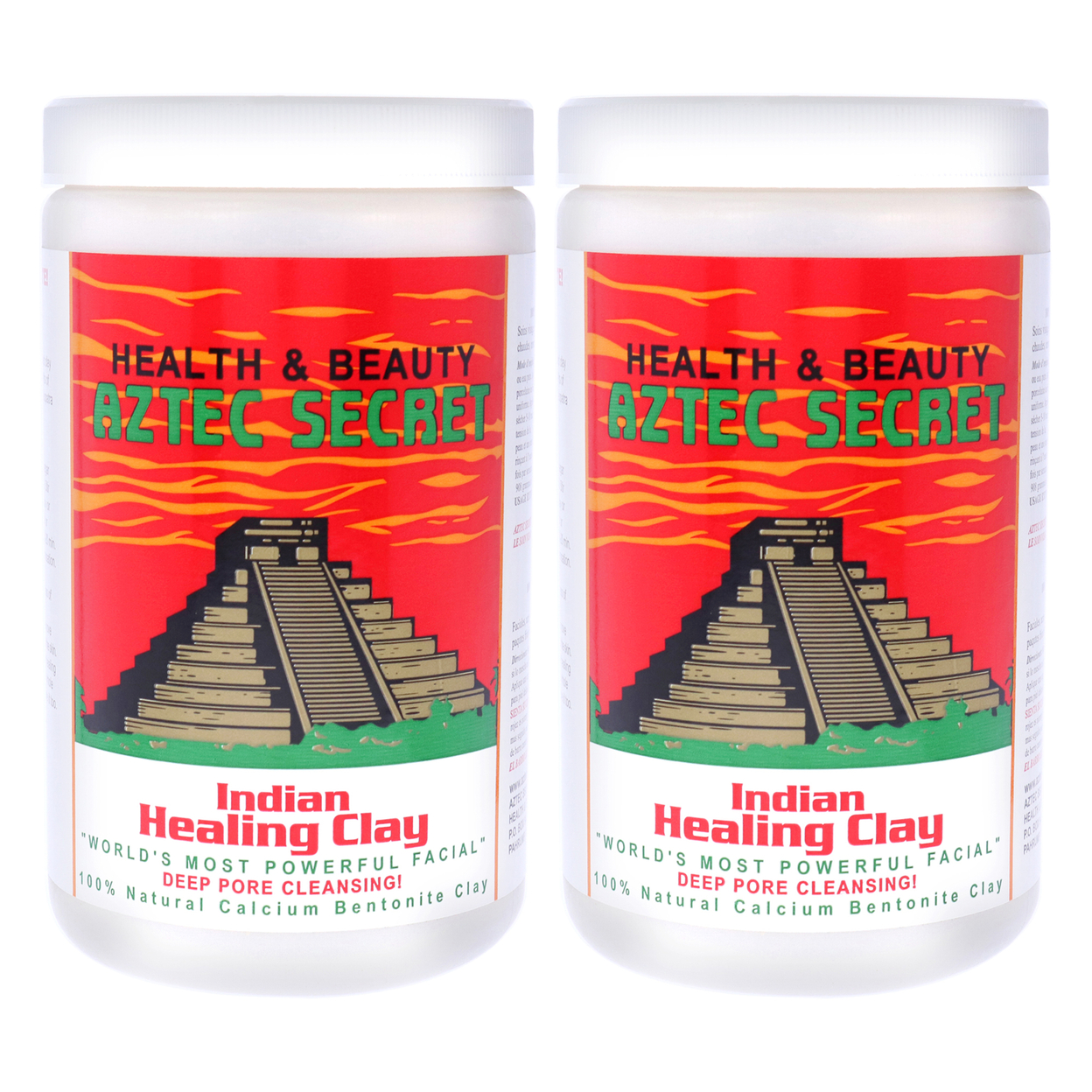 Aztec Secret Indian Healing Clay - Pack of 2 2 lb