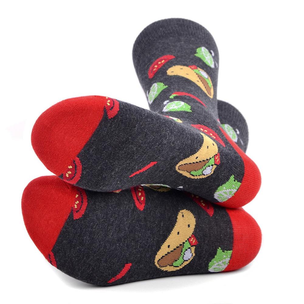 Parquet Taco Tuesday Socks Fun Novelty Socks Crazy Fun Mexican Food Crew Socks Groomsmen Wedding Socks