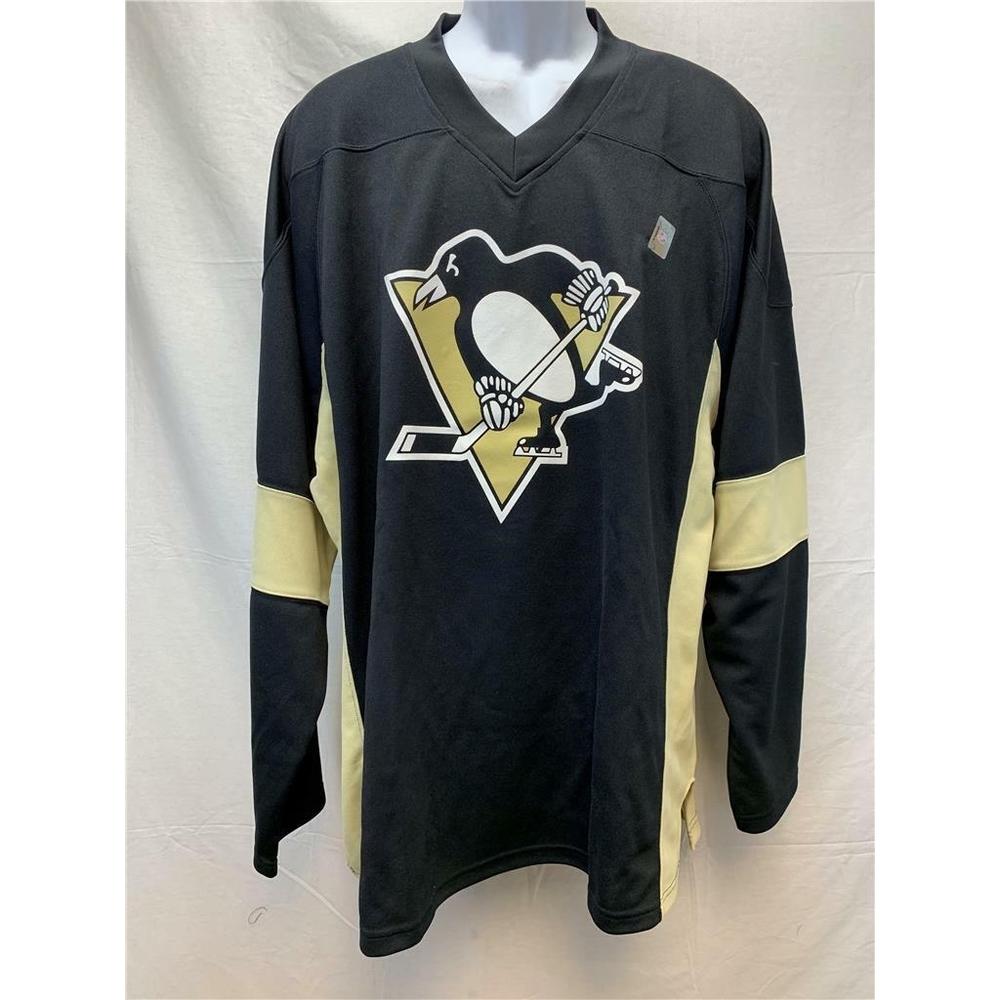 NHL Team Apparel Sidney Crosby 87 Pittsburgh Penguins MENS size XL XLarge Black Jersey