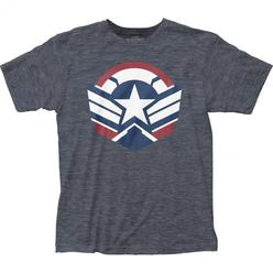 The Falcon and the Winter Soldier Marvel Studios Falcon and the Winter Soldier  Cap Logo T-Shirt