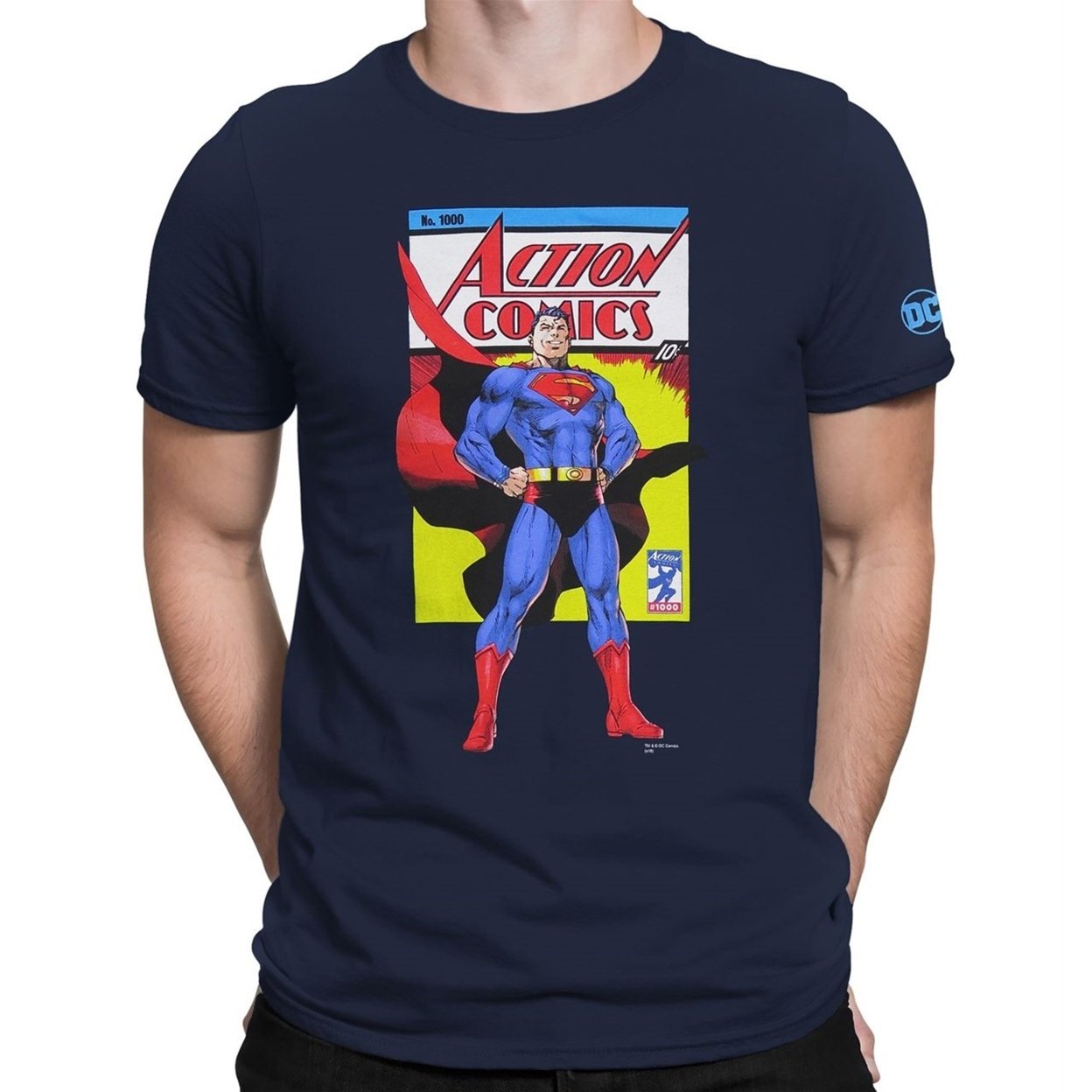 DC Comics Superman Action Comics No. 1000 Mens T-Shirt