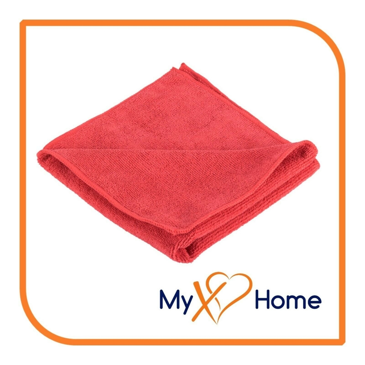 MyXOHome 12 x 16 Red Microfiber Towel by MyXOHome XOH-CLE-TOW-MIC-1025x1 a) 1 Towel