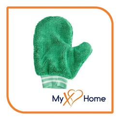 MyXOHome Green Microfiber Cleaning Mitt with Thumb (One Size) by MyXOHome XOH-CLE-MIT-MIC-1045x120 j) 120 Gloves