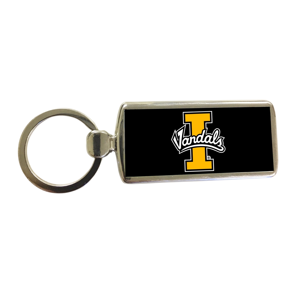 R and R Imports Idaho Vandals Metal Keychain