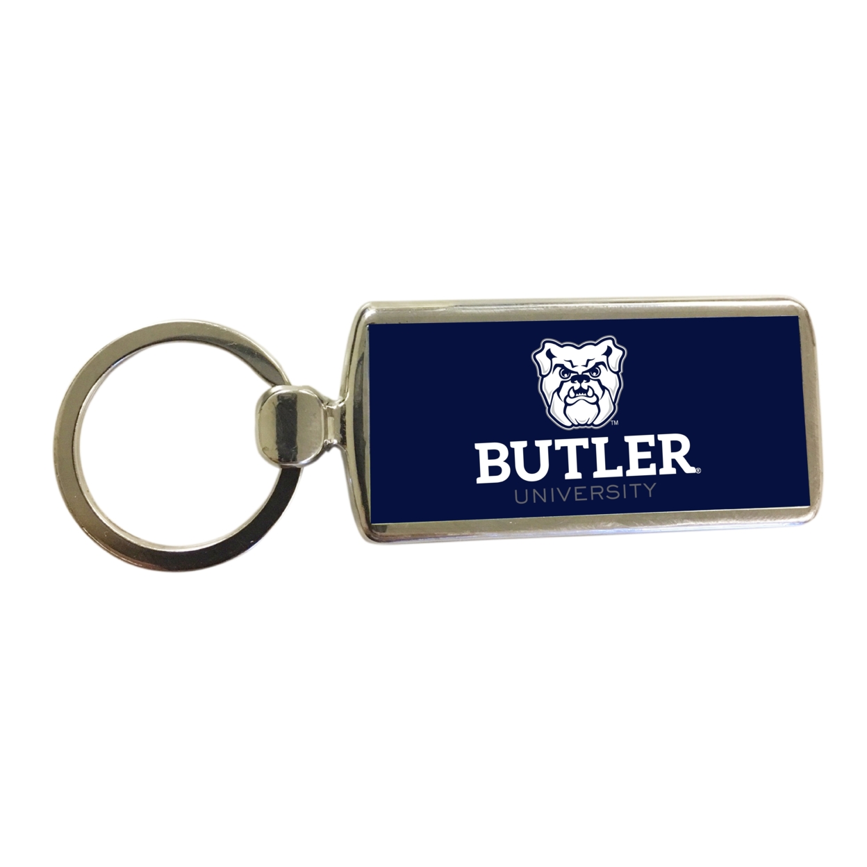 R and R Imports Butler Bulldogs Metal Keychain
