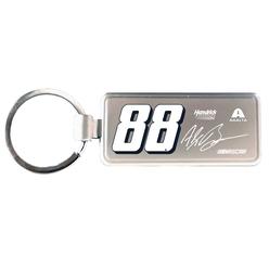 R and R Imports AB Alex Bowman #88 NASCAR Metal Keychain