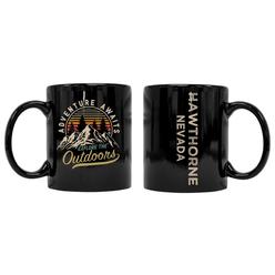 R and R Imports Hawthorne Nevada Souvenir Adventure Awaits 8 oz Coffee Mug 2-Pack