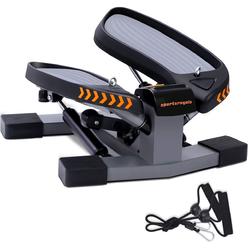 Sportsroyals Stair Stepper for Exercises-Twist Stepper with Resistance Bands and 330lbs Weight capacity