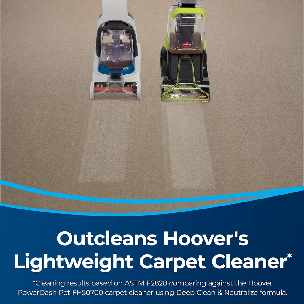 Bissell  Pet Carpet Cleaner TurboClean PowerBrush Pet Carpet Cleaner, 2987,Green/ Black