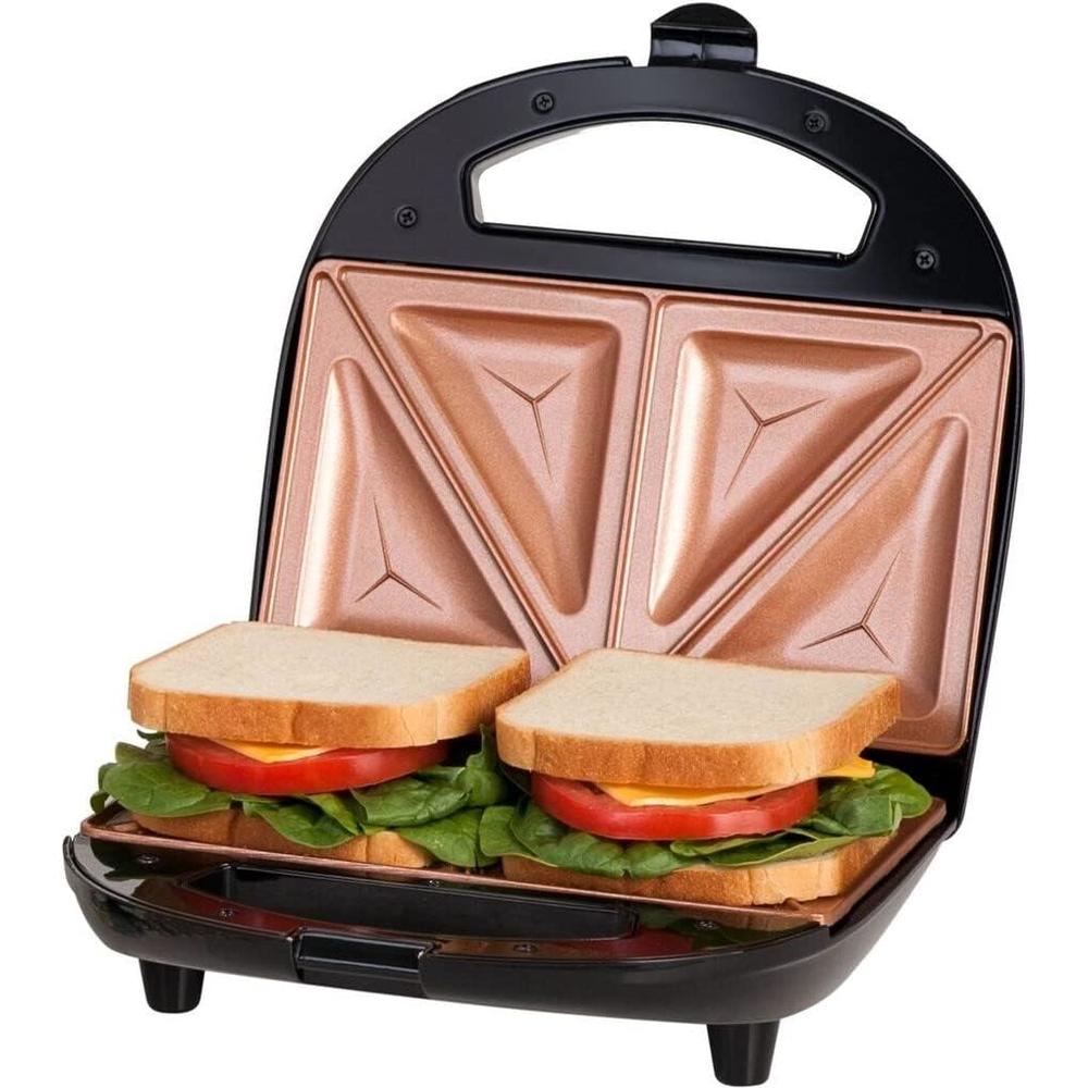 Gotham Steel Sandwich Maker, Toaster Panini Press Breakfast Sandwich Maker with Nonstick Surface