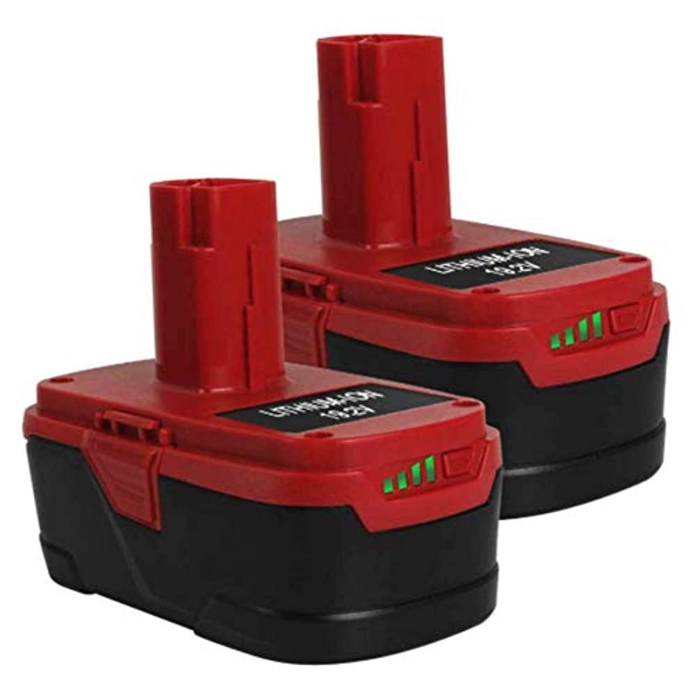 VANON 2pack c3 6.0 replace for 19.2volt craftsman battery 130279005 c3 315.115410 315.11485 130239006 130235021 cordless drill tool