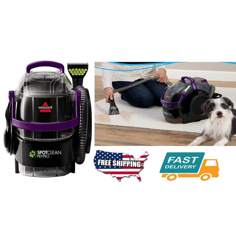 Bissell Home Houshold Room Care Tools SpotClean Pet Pro Portable Carpet Cleaner Machine