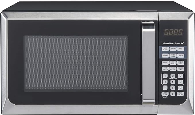 Hamilton Beach Brands Inc. P90D23AL-WR Hamilton Beach 0.9 cu.ft. 900W  Microwave Oven, Stainless Steel