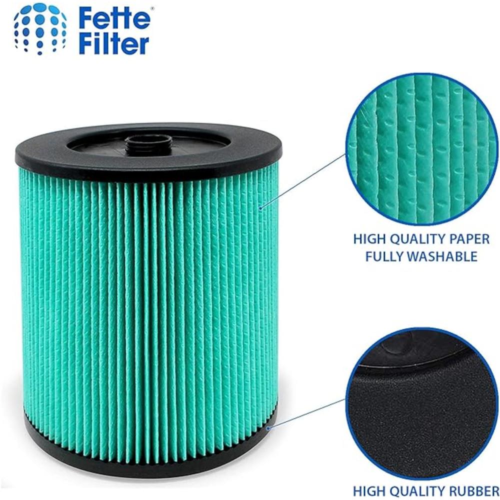 Fette Filter - 17912 & 9-17912 HEPA Vacuum Filter with High Efficiency Particle Air Filter Material Compatible with Craftsman.