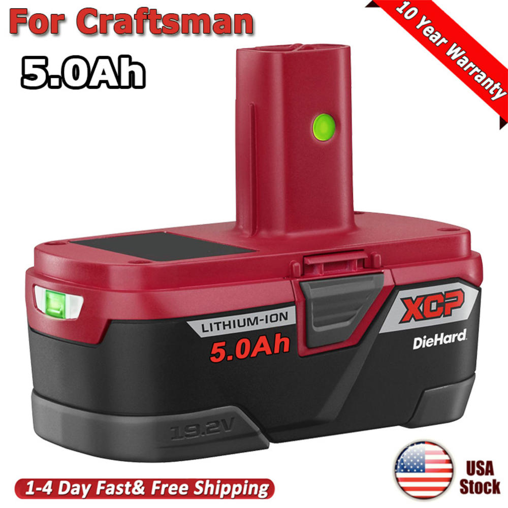 TKM Products For Craftsman C3 XCP Li-Ion 5.0Ah 19.2V Battery 11375 130279005 PP2030