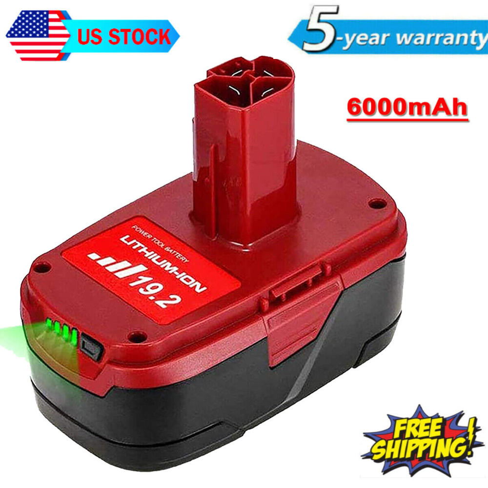 Great Choice Products 19.2 Volt Xcp 11375 For Craftsman C3 6.0ah Lithium-Ion Battery Pp2011 11376 130279005