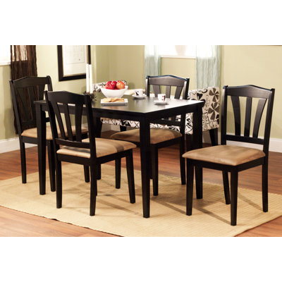 Black Dining Sets Collections Sears Tms Target Marketing Systems 5 Piece Hamilton Dining Set Black