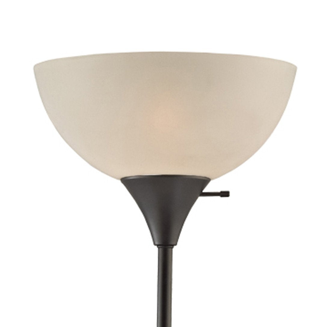 Lightaccents Light Accents 150 Watt Floor Lamp with Side Reading Light - Floor Lamps - Standing Lamp  (Black)