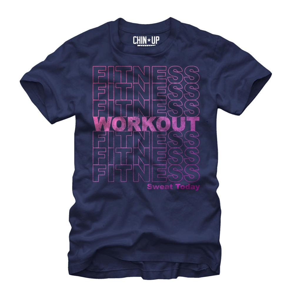 Chin-Up Apparel Women's CHIN UP Fitness Workout  Boyfriend Graphic Tee