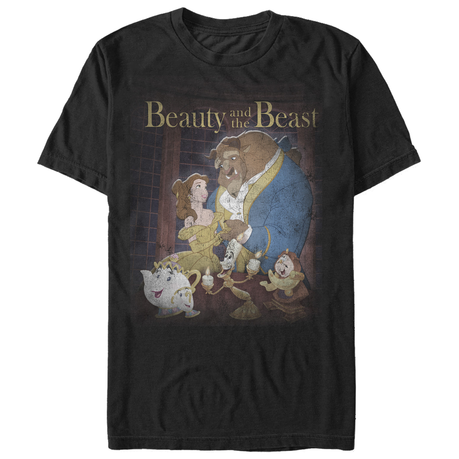 Beauty And The Beast Men S Beauty And The Beast Movie Poster T Shirt Beauty And The Beast Men S Beauty And The Beast Movie Poster T Shirt