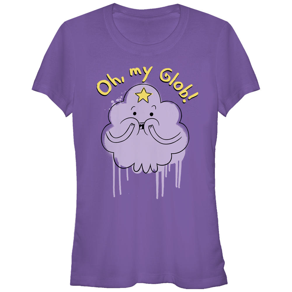 Adventure Time by Jazwares Junior's Adventure Time Lumpy Oh My Glob  Graphic T-Shirt
