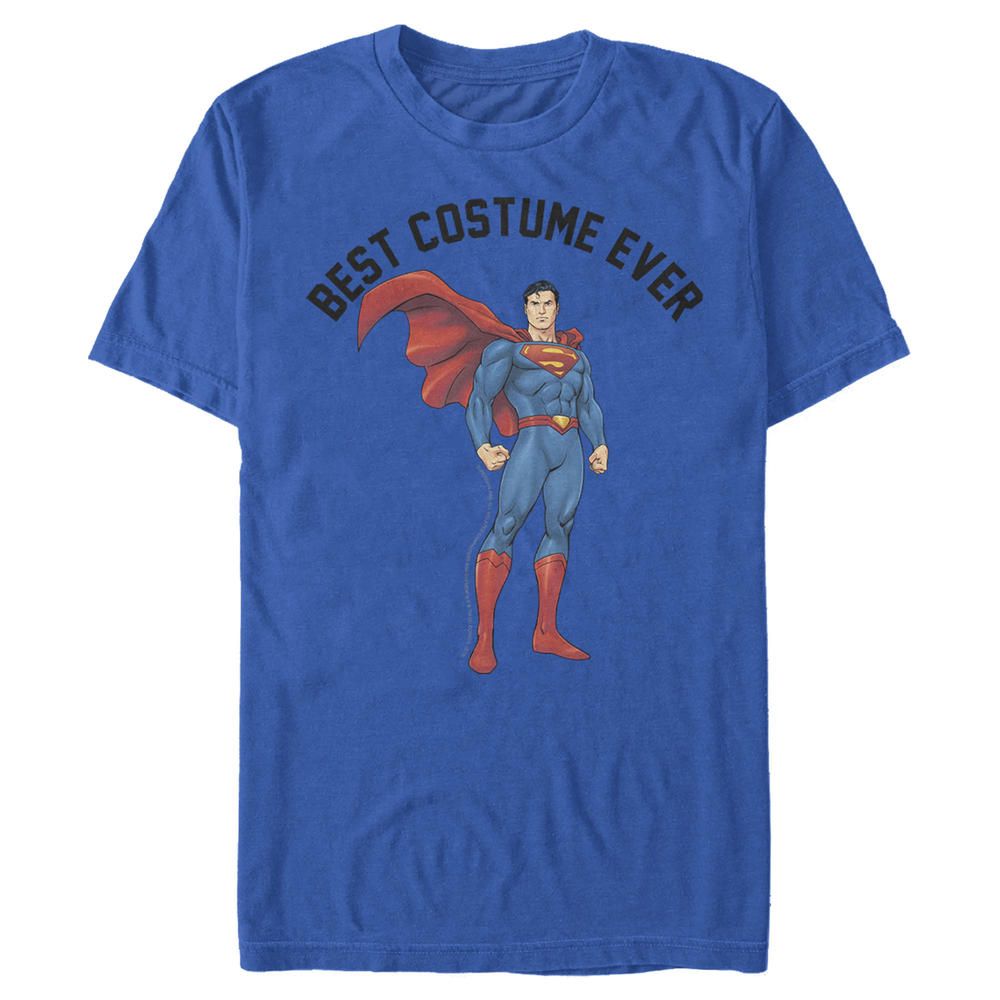 DC Comics Men's Superman Hero Best Costume  Graphic T-Shirt