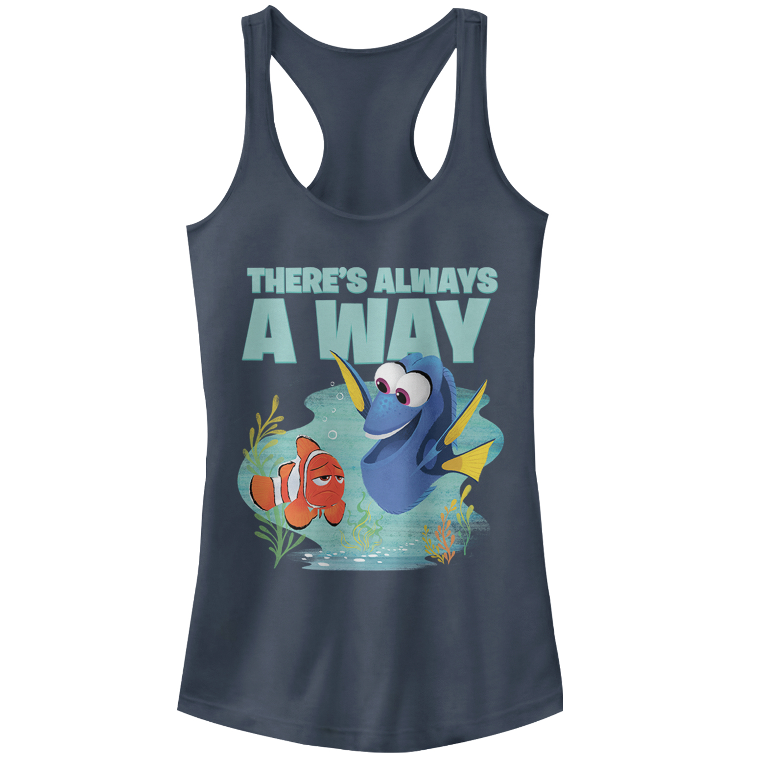 Finding Dory Junior's Finding Dory Always A Way  Racerback Tank Top