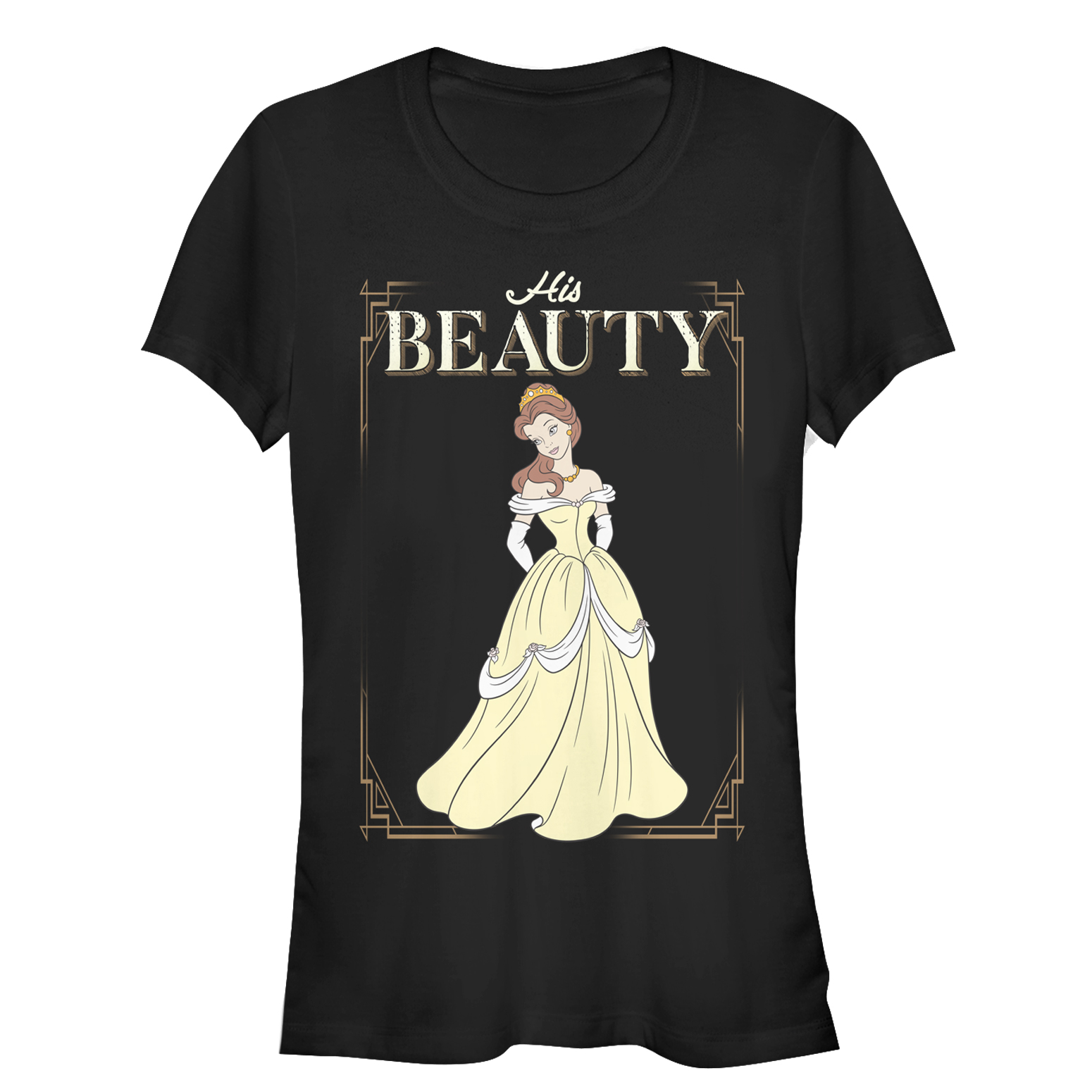 Beauty And The Beast Junior's Beauty and the Beast His Belle  Graphic T-Shirt